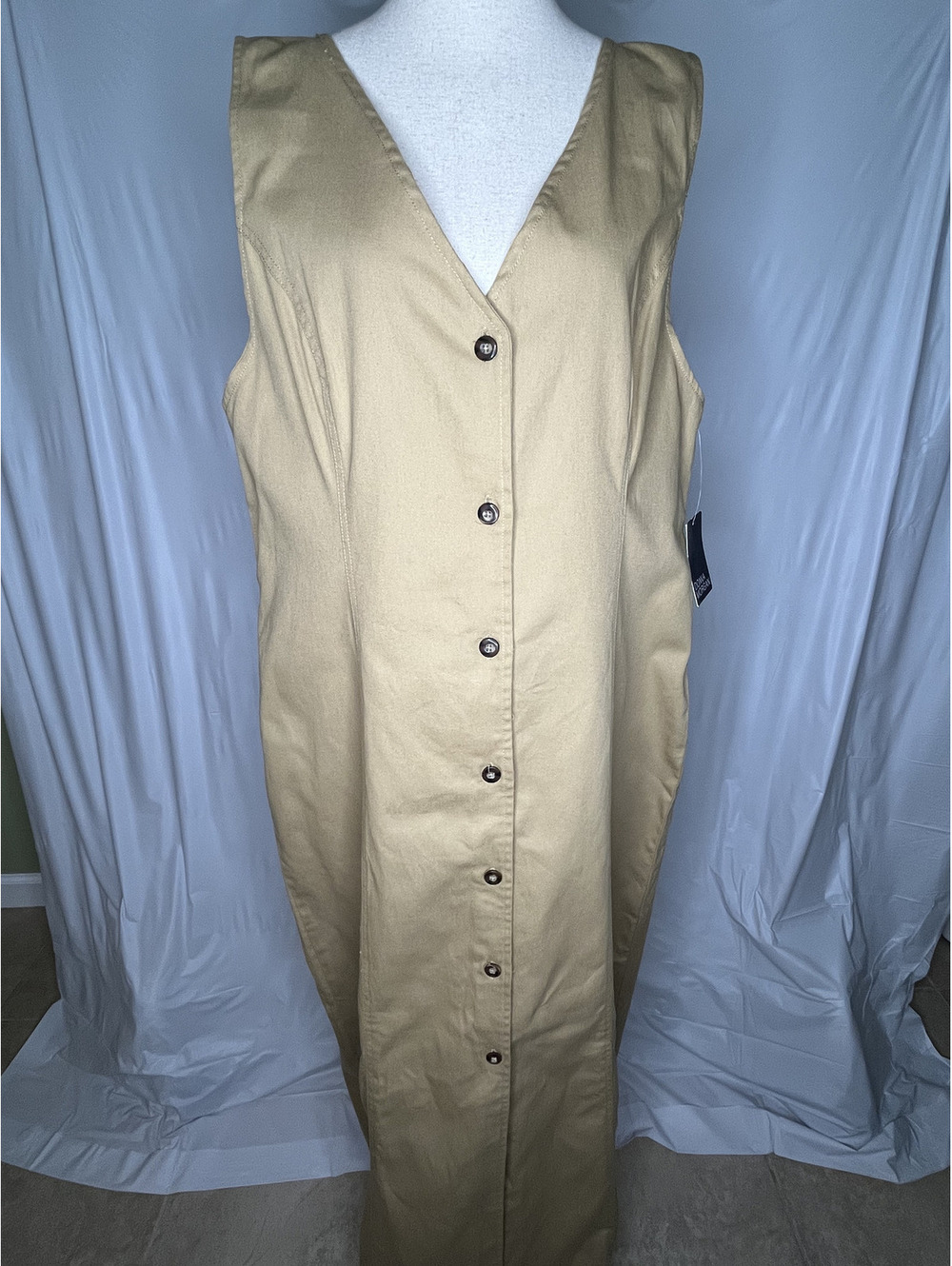 NWT Donna Morgan Women's Khaki Dress Size 14